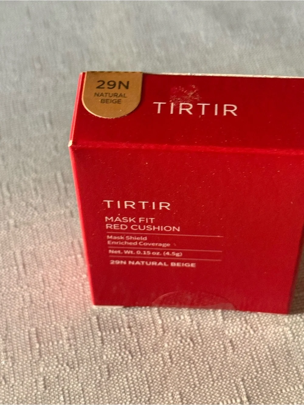 TIRTIR Mask Fit Red Cushion Mini 29N Natural Beige 4.5g New Sealed K-Beauty